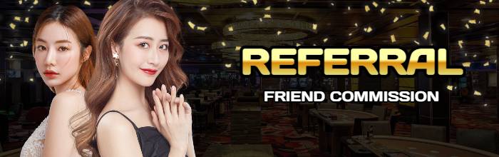 Referral friend commission